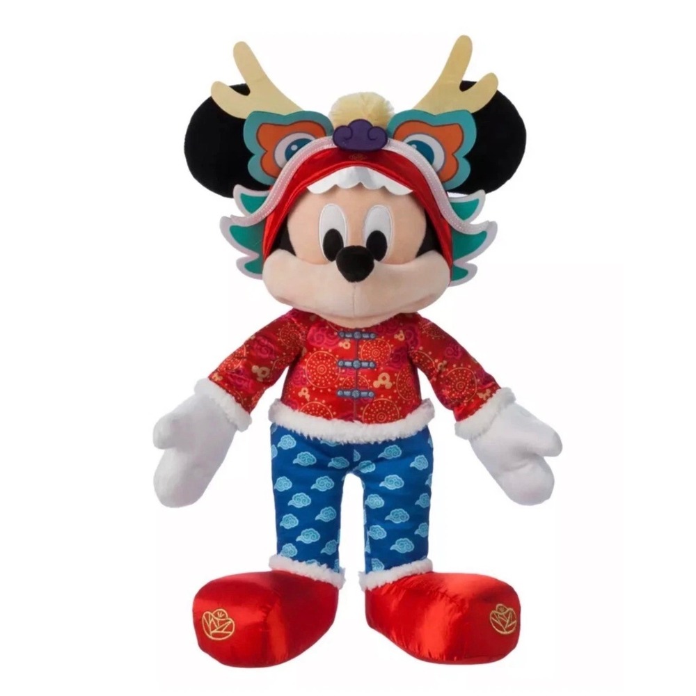 Disney Mickey Mouse Lunar New Year 2024 Year of the Dragon Plush 15 inch Toy